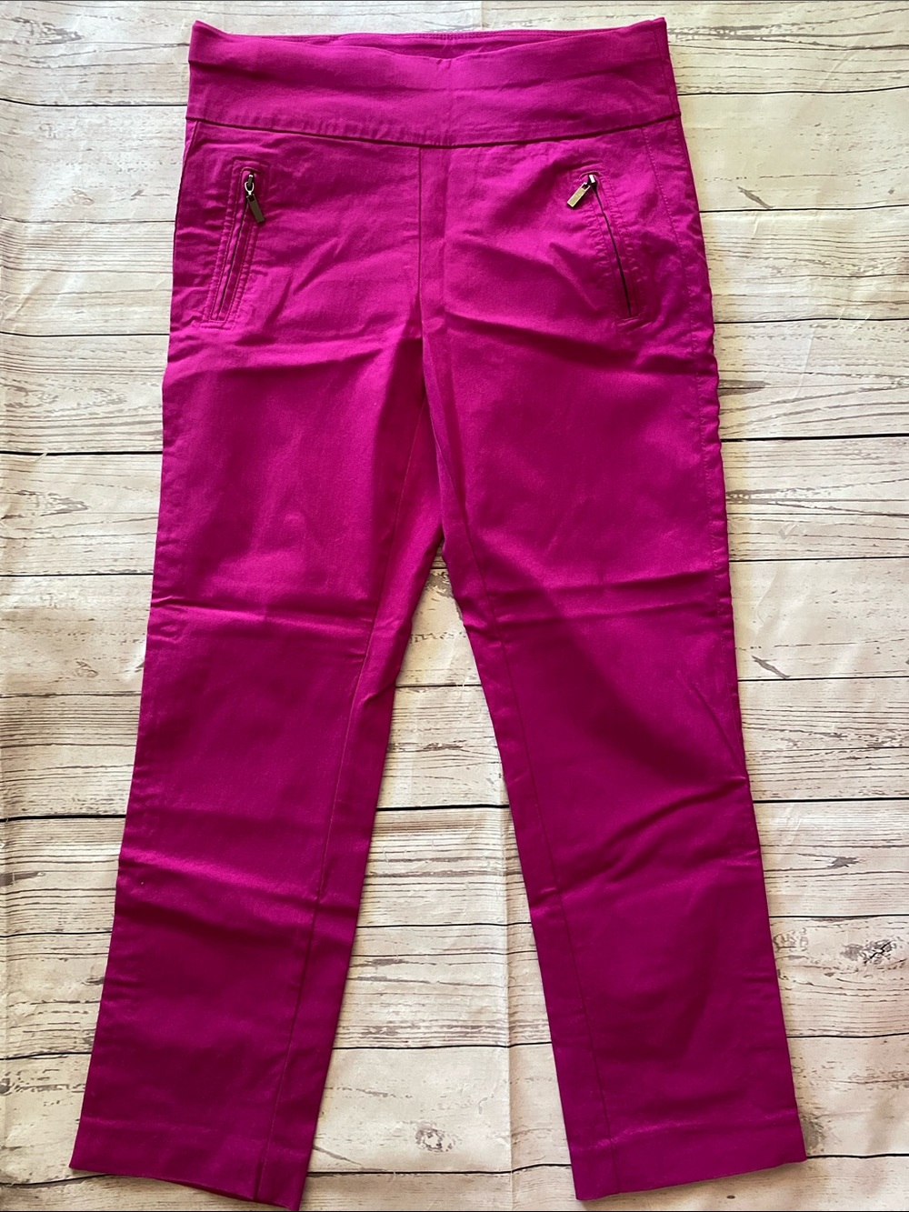 Women’s Pink Pull-On Stretch Ankle Pants Size 4